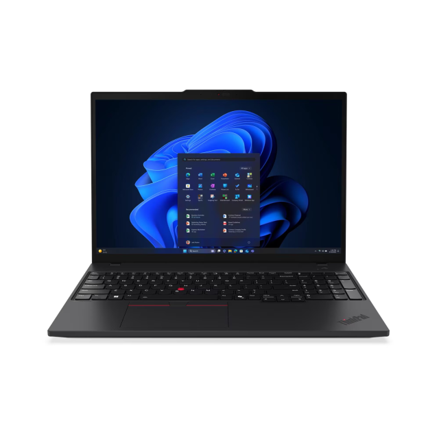 Лаптоп Lenovo ThinkPad T16 G4, Intel Core Ultra 7 255U 12C (1.7 / 5.2 GHz, 12MB Cache), 16.0" (40.64 cm) WUXGA IPS Anti-glare, Intel Graphics 4 Core, 32GB DDR5, 1TB M.2 NVMe SSD, Windows 11 Pro
