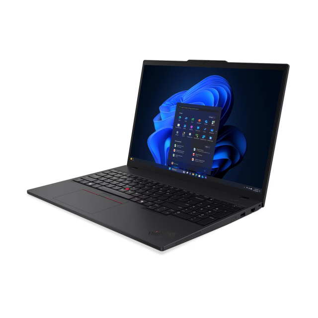Лаптоп Lenovo ThinkPad T16 G4, Intel Core Ultra 7 255U 12C (1.7 / 5.2 GHz, 12MB Cache), 16.0" (40.64 cm) WUXGA IPS Anti-glare, Intel Graphics 4 Core, 32GB DDR5, 1TB M.2 NVMe SSD, Windows 11 Pro