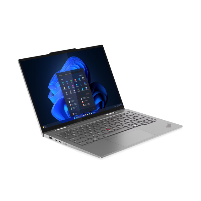 Лаптоп Lenovo ThinkPad X1 2-in-1 G10 Aura Edition, Intel Core Ultra 7 258V 8C (2.2 / 4.8 GHz, 12MB Cache), 14.0" (35.56 cm) 2.8K OLED, Touchscreen, Intel Graphics 4 Core, 32GB LPDDR5X, 1 TB M.2 NVMe SSD, Windows 11 Pro