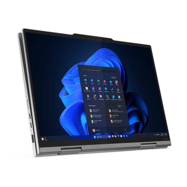 Лаптоп Lenovo ThinkPad X1 2-in-1 G10 Aura Edition, Intel Core Ultra 7 258V 8C (2.2 / 4.8 GHz, 12MB Cache), 14.0" (35.56 cm) 2.8K OLED, Touchscreen, Intel Graphics 4 Core, 32GB LPDDR5X, 1 TB M.2 NVMe SSD, Windows 11 Pro