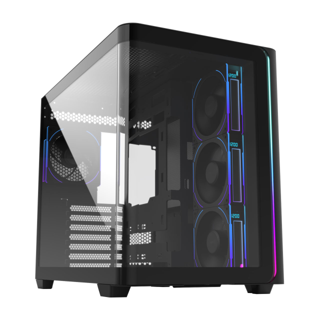 Кутия FSP M580-BP, Mid Tower, 2 x USB 3.0, 1 x USB Type-C, ATX / Micro ATX / Mini ITX