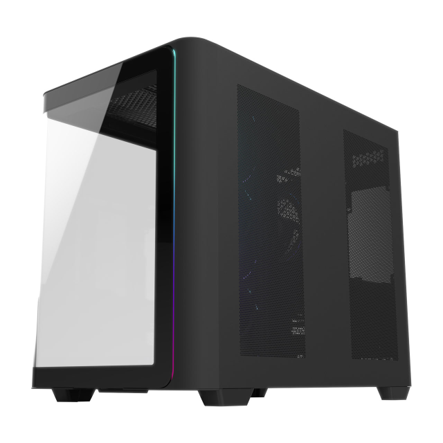 Кутия FSP M580-BP, Mid Tower, 2 x USB 3.0, 1 x USB Type-C, ATX / Micro ATX / Mini ITX
