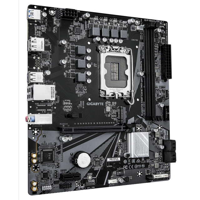 Дънна платка GIGABYTE H610M D3W, LGA1700, 2x DDR5, 1x M.2, 4x SATA 6Gb/s, HDMI, DP, Micro ATX