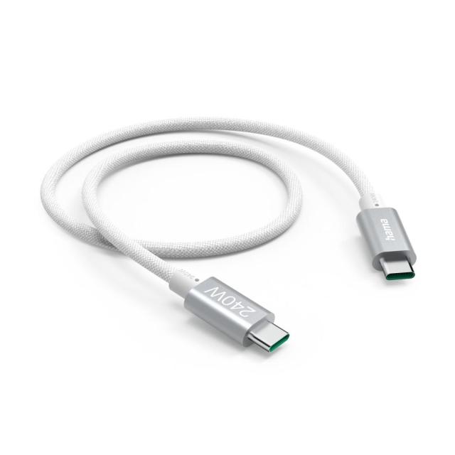 Кабел HAMA за зареждане, USB Type-C към USB Type-C, 240 W, USB 3.2 Gen1, 5Gbit/s