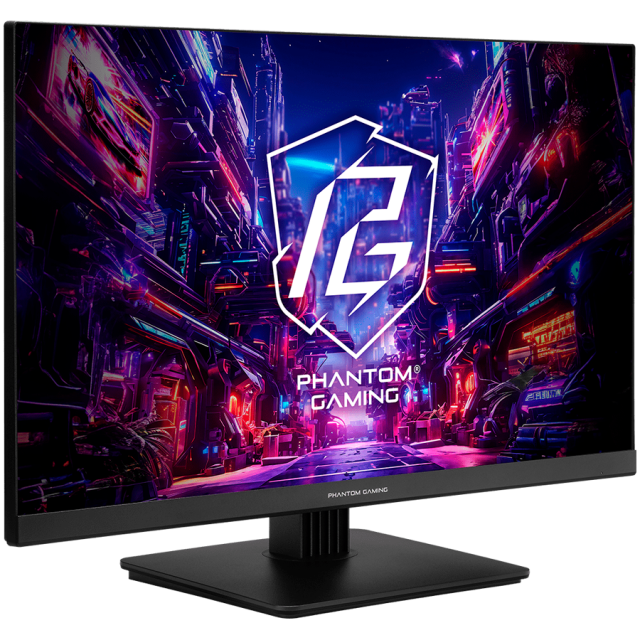 Монитор ASRock Phantom Gaming PG27FFT1B, 27" (68.58cm) FHD IPS Display, 180Hz, 1ms, 450 cd/m2, HDMI, DP