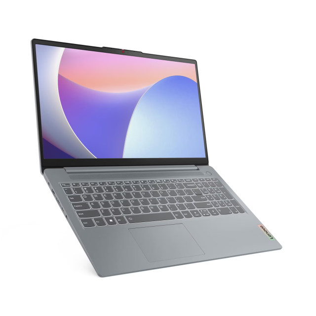 Лаптоп Lenovo IdeaPad Slim 3 15IRU8, Intel Core i3-1315U 6C (1.2 / 4.50 GHz, 10MB Cache), 15.6'' (39.62 cm) FHD TN, Intel UHD Graphics, 8GB LPDDR5, 512GB M.2 NVMe SSD, Free DOS