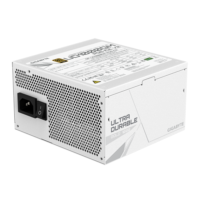 Захранване Gigabyte UD1000GM PG5 V2 ICE, 1000W, PCIe 5.1/ATX 3.1, 80 PLUS GOLD, Fully Modular