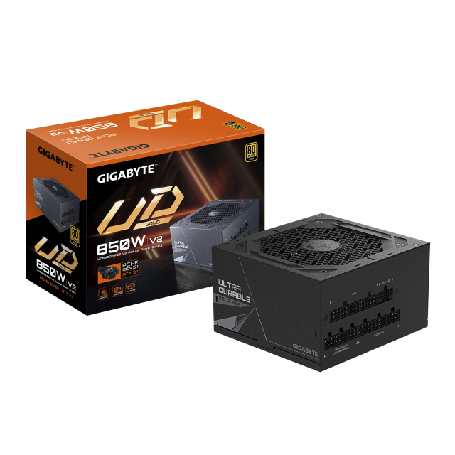 Захранване Gigabyte P850GM PG5 V2, 850W, 80 PLUS GOLD, Fully Modular