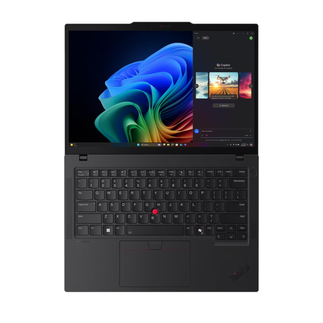 Лаптоп Lenovo ThinkPad T14s G6, Intel Core Ultra 5 228V 8C (2.1 / 4.5 GHz, 8MB Cache), 14.0" (35.56 cm) WUXGA IPS Anti-glare Display, Intel Arc 130V, 32GB LPDDR5x, 1TB M.2 NVMe SSD, Windows 11 Pro