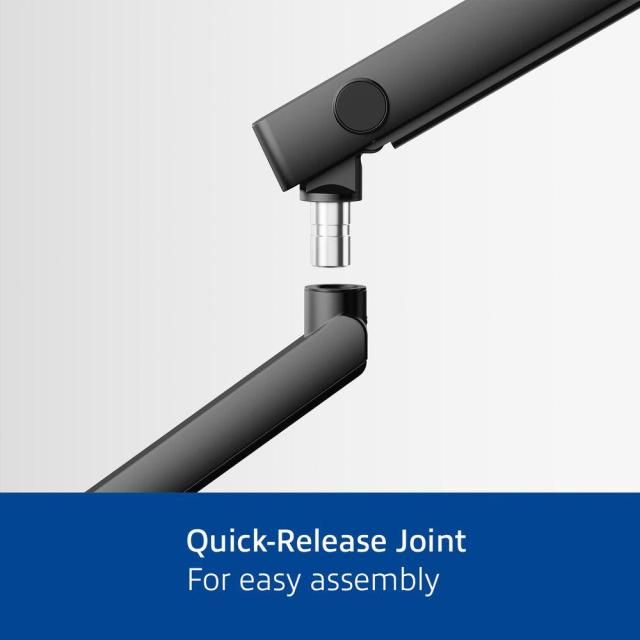 Стойка за монитор EWENT ACT AC8327, макс. 40" с едно рамо, пружинен механизъм, до 12кг