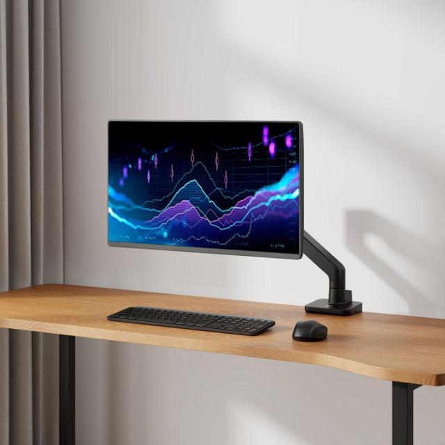 Стойка EWENT ACT AC8340 за монитор макс. 49" с едно рамо, пружинен механизъм, до 20кг