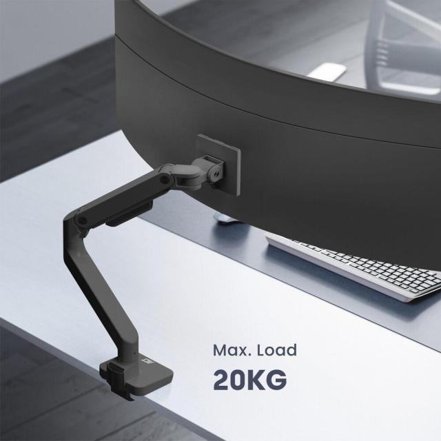 Стойка EWENT ACT AC8340 за монитор макс. 49" с едно рамо, пружинен механизъм, до 20кг