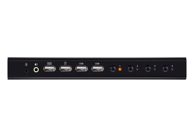 KVM Суич ATEN CS784H, USB, HDMI, 3.5mm jack