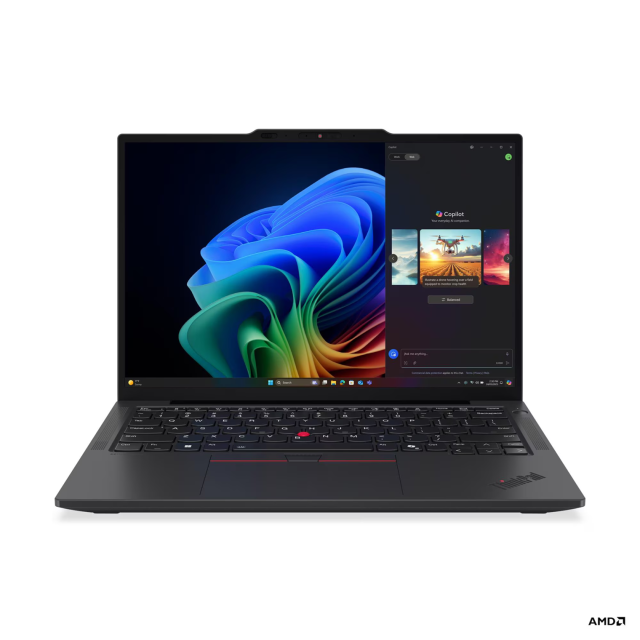 Лаптоп Lenovo ThinkPad X13 G6, AMD Ryzen AI 7 PRO 350 8C (3.5 / 5.0 GHz, 16MB Cache), 13.3" (33.78 cm) WUXGA IPS Anti-glare, 32GB LPDDR5X, 512GB M.2 NVMe SSD, Free DOS