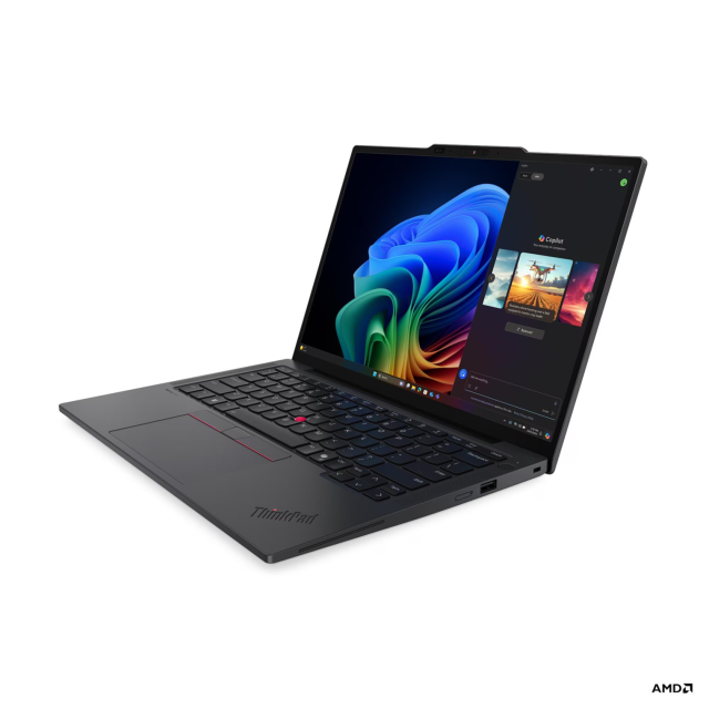 Лаптоп Lenovo ThinkPad X13 G6, AMD Ryzen AI 7 PRO 350 8C (3.5 / 5.0 GHz, 16MB Cache), 13.3" (33.78 cm) WUXGA IPS Anti-glare, 32GB LPDDR5X, 512GB M.2 NVMe SSD, Free DOS