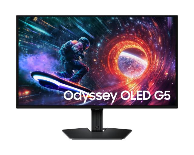 Монитор Samsung Odyssey G5 G50SF (2025), 27" (68.58cm) QHD OLED Panel, 180Hz, 0.03ms, 1 000 000:1, 200cd/m2, HDMI, DisplayPort