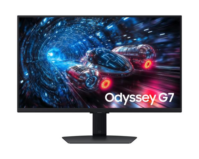 Монитор Samsung Odyssey G7 G70F (2025), 27" (68.58cm) UHD IPS Panel, 180Hz, 1ms, 1000:1, 350cd/m2, HDMI, DisplayPort, USB