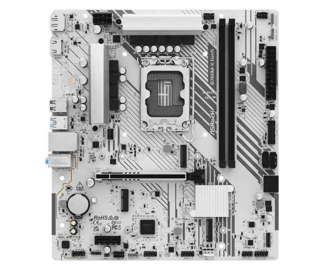 Дънна платка ASROCK B760M-X GEN5, LGA1700, 2x DDR5, 2x M.2 NVMe, 4 xSATA3, HDMI, DP, mATX