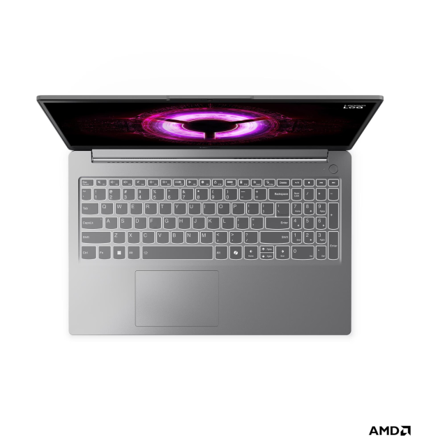 Лаптоп Lenovo LOQ Essential 15ARP10E, AMD Ryzen 5 7535HS 6C (3.3 / 4.55 GHz, 16MB Cache), 15.6'' (39.62 cm) FHD IPS Anti-glare Display, 144Hz, NVIDIA GF RTX 3050 6GB, 16GB DDR5, 512GB M.2 NVMe SSD, Free DOS