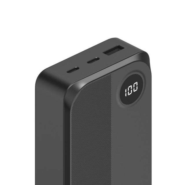 HAMA Външна батерия 20000 mAh, 3 изхода: 2 x USB-C, 1 x USB-A, черна