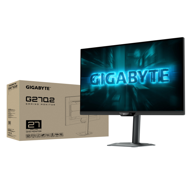 Монитор GIGABYTE G27Q2, 27.0" (68.58 cm) QHD IPS, 200Hz, 0.5ms, 350 cd/m2, HDMI, Displayport, USB, USB Type-C