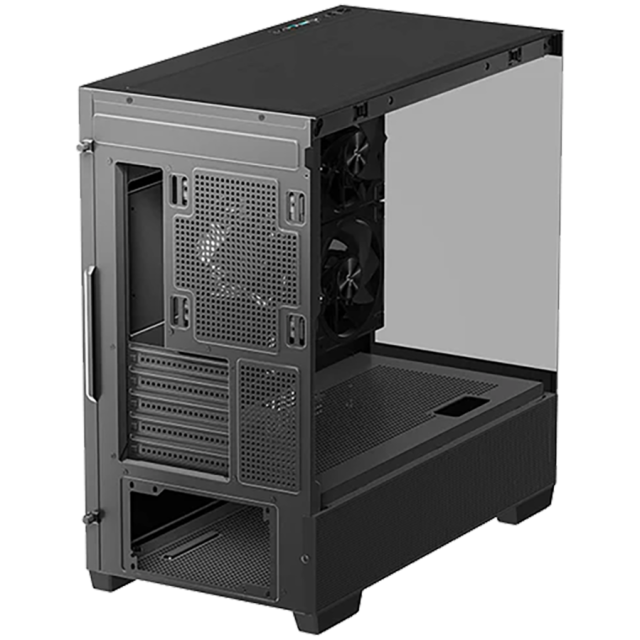 Кутия DeepCool CG380-3F, Mid Tower, 2x USB 3.0, 1x USB Type-C, 1x Audio, Mini-ITX / Micro-ATX