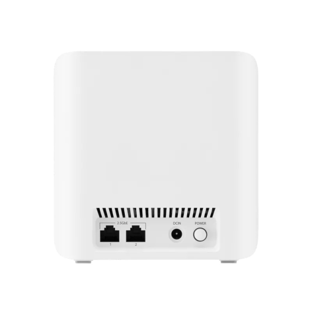 Мрежови комплект ASUS ZenWiFi BD4 (W-3-PK), WiFi 7, 2.4 / 5 GHz, 688+2882 Mbps, WAN/LAN: 2x10/100/1000/2500Base-T Gigabit