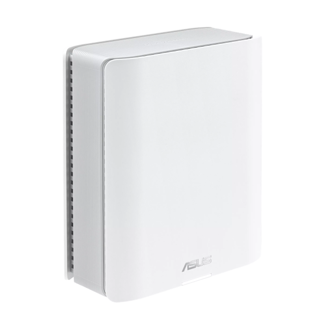 Мрежови комплект ASUS ZenWiFi BT8 (W-3-PK) WHITE, WiFi7 (802.11be) Smart AiMesh Extendable Router, 6 GHz WiFi, 2.4 / 5 / 6 GHz, 688+4323+8643 Mbps, 1x WAN, 3x LAN, 1x USB