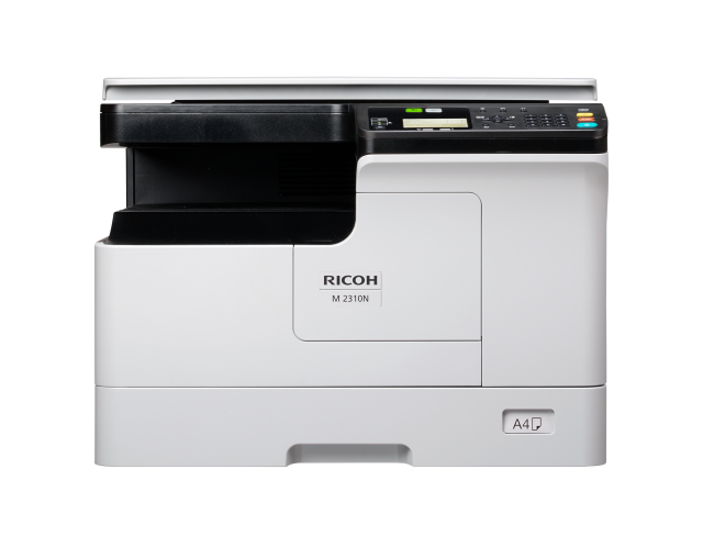 Многофункционално лазерно устройство RICOH M2310N B/W, A3 принтер/копир/скенер, 2400 x 600 dpi, 23ppm, Ethernet (RJ-45), USB 2.0 Hi-Speed