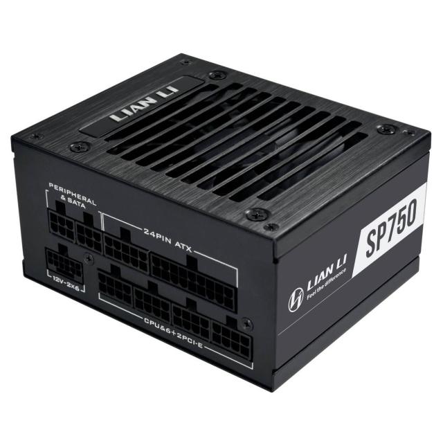 Захранване Lian Li SP750G V2 Black, 750W, Active PFC, PCIe 5.1/ATX 3.1, 80 PLUS Gold, Fully Modular