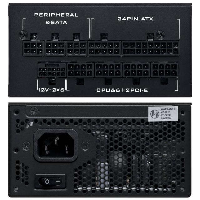 Захранване Lian Li SP850 Black, 850W, Active PFC, PCIe 5.1/ATX 3.1, 80 PLUS Platinum, Fully Modular