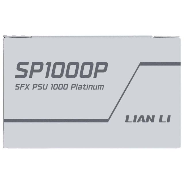 Захранване Lian Li SP1000 White, 1000W, Active PFC, PCIe 5.1/ATX 3.1, 80 PLUS Platinum, Fully Modular