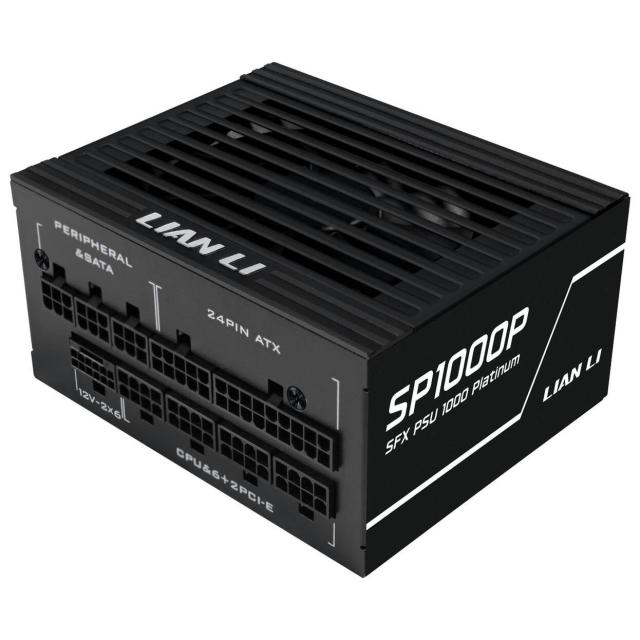 Захранване Lian Li SP1000P Black, 1000W, Active PFC, PCIe 5.1/ATX 3.1, 80 PLUS Platinum, Fully Modular
