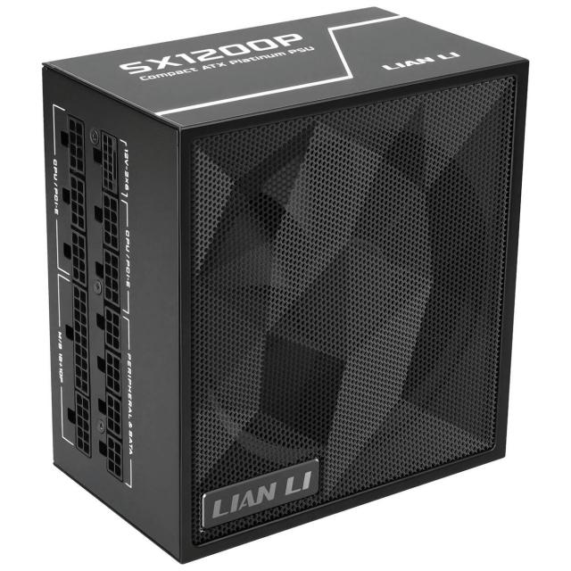 Захранване Lian Li SX1200P Black, 1200W, Active PFC, PCIe 5.1/ATX 3.1, 80 PLUS Platinum, Fully Modular