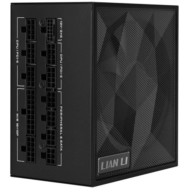 Захранване Lian Li SX1200P Black, 1200W, Active PFC, PCIe 5.1/ATX 3.1, 80 PLUS Platinum, Fully Modular