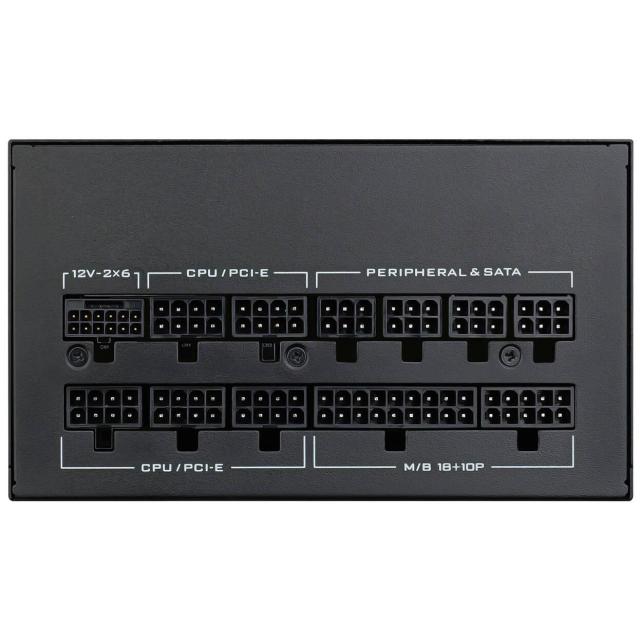 Захранване Lian Li SX1200P Black, 1200W, Active PFC, PCIe 5.1/ATX 3.1, 80 PLUS Platinum, Fully Modular