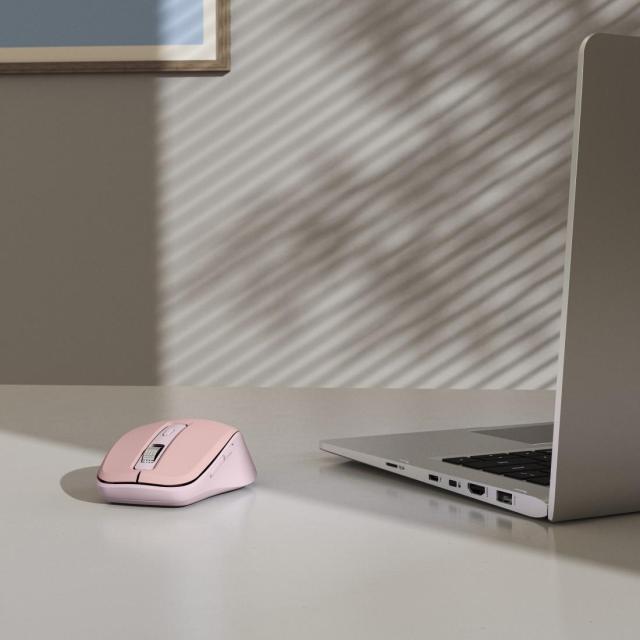 Мишка HAMA WM-450, Bluetooth/Wireless, оптична (800-1600dpi), 7 бутонна, розова