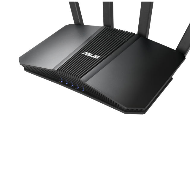 Рутер ASUS RT-BE55, Dual-Band WiFi 7 BE3600, AiMesh, 2.4 / 5 GHz, 688+2882 Mbps. LAN: 4x10/100/1000, WAN: 1x10/100/1000/2500Base-T Gigabit