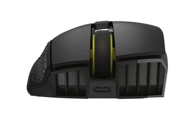 Мишка Corsair Scimitar Elite Wireless SE MMO, оптична (33 000 dpi), Bluetooth/Wireless, черна