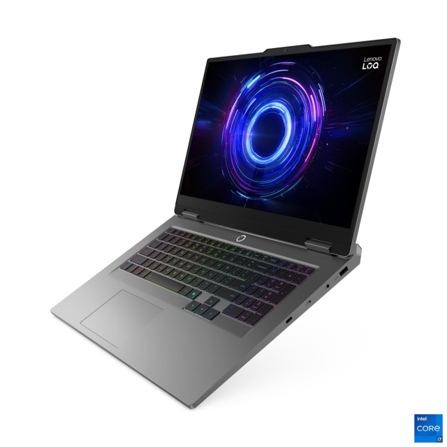 Лаптоп Lenovo LOQ 17IRX10, Intel Core i7-14700HX 20 (2.10 / 5.50 GHz, 30MB Cache), 17.3" (43.94 cm) FHD IPS  Anti-glare Display, NVIDIA GF RTX5060 8GB GDDR7 DLSS 4, 32GB DDR5, 1TB M.2 NVMe SSD, Free DOS