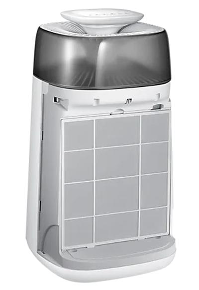 Пречиствател на въздух Samsung AX40R3030WM/EU, Air purifier with multilayer filtration system - washable pre filter, activated carbon deodorization & HEPA filter, 40m2, Air quality indicator in 4 colors, Noise level 48 dBA, Power consumption 40 W