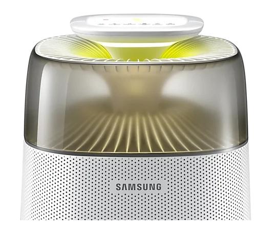 Пречиствател на въздух Samsung AX40R3030WM/EU, Air purifier with multilayer filtration system - washable pre filter, activated carbon deodorization & HEPA filter, 40m2, Air quality indicator in 4 colors, Noise level 48 dBA, Power consumption 40 W