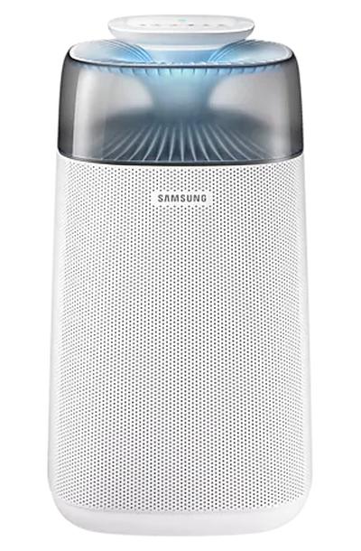 Пречиствател на въздух Samsung AX40R3030WM/EU, Air purifier with multilayer filtration system - washable pre filter, activated carbon deodorization & HEPA filter, 40m2, Air quality indicator in 4 colors, Noise level 48 dBA, Power consumption 40 W