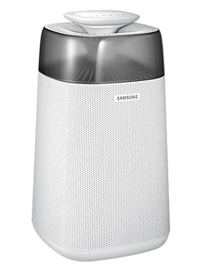 Пречиствател на въздух Samsung AX40R3030WM/EU, Air purifier with multilayer filtration system - washable pre filter, activated carbon deodorization & HEPA filter, 40m2, Air quality indicator in 4 colors, Noise level 48 dBA, Power consumption 40 W