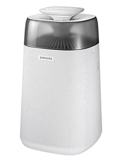 Пречиствател на въздух Samsung AX40R3030WM/EU, Air purifier with multilayer filtration system - washable pre filter, activated carbon deodorization & HEPA filter, 40m2, Air quality indicator in 4 colors, Noise level 48 dBA, Power consumption 40 W