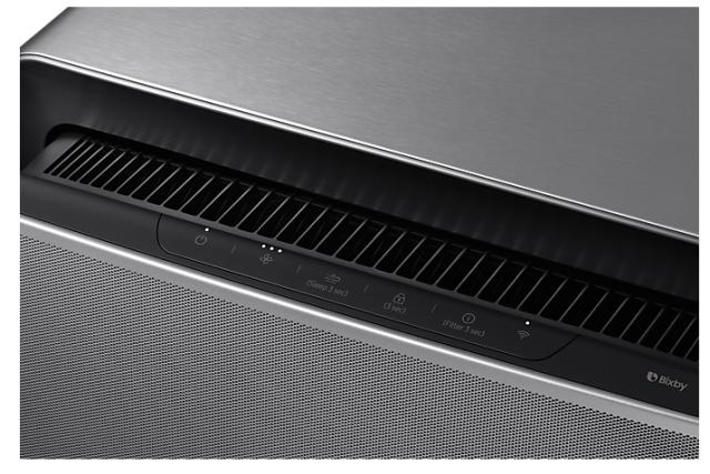 Пречиствател на въздух Samsung AX47R9080SS/EU, Air purifier with Wind-Free system, 47m2, Multilayer purification system - washable pre filter, activated carbon deodorization & HEPA filter, Digital air quality indicator, Wi-Fi, Noise level 50 dBA, Pow