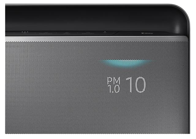 Пречиствател на въздух Samsung AX47R9080SS/EU, Air purifier with Wind-Free system, 47m2, Multilayer purification system - washable pre filter, activated carbon deodorization & HEPA filter, Digital air quality indicator, Wi-Fi, Noise level 50 dBA, Pow