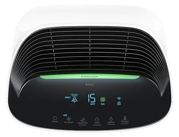 Пречиствател на въздух Samsung AX60R5080WD/EU, 3-way air purifier, 60m2, Multilayer purification system - washable pre filter, activated carbon deodorization & HEPA filter, Remote control, Intuitive display, Air quality indicator in 4 colors, Noise l