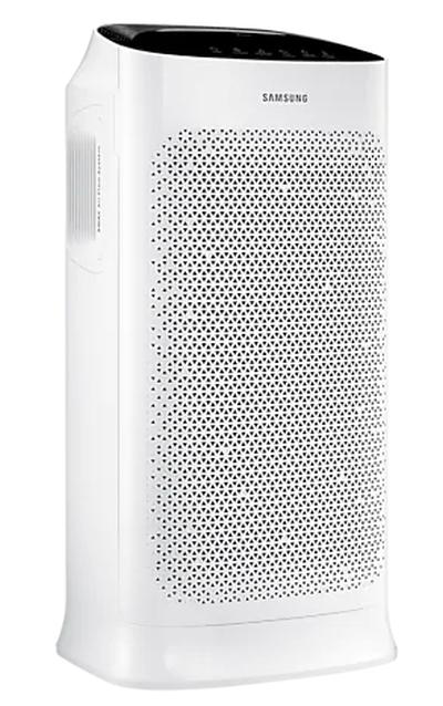 Пречиствател на въздух Samsung AX60R5080WD/EU, 3-way air purifier, 60m2, Multilayer purification system - washable pre filter, activated carbon deodorization & HEPA filter, Remote control, Intuitive display, Air quality indicator in 4 colors, Noise l