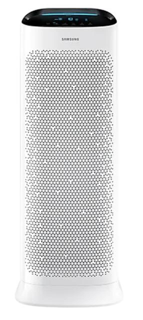 Пречиствател на въздух Samsung AX90R7080WD/EU, 3-way air purifier, 90m2, Multilayer purification system - washable pre filter, activated carbon deodorization & HEPA filter, Remote control, Intuitive display, Air quality indicator in 4 colors, Noise l